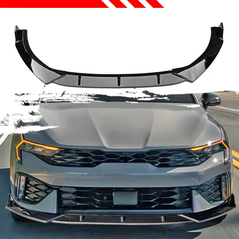 Gloss Black Front Bumper Lip Splitter Chin Spoiler For KIA K5 GT GT-line 2025+