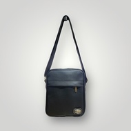 Túi đeo chéo da kiểu ĐỨNG MEN R7 Đen bóng mờ lịch lãm G45 (VIDEO THẬT}