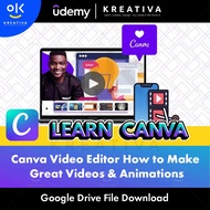 Video Course - Canva Video Editor How to Make Great Videos & Animations | Learn Canva Course