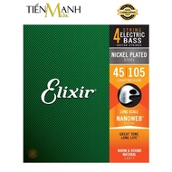 [Chính Hãng] Dây Đàn Guitar Bass Elixir 14077 - 4 Strings Phủ Lớp Nanoweb