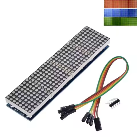MAX7219 dot matrix module microcontroller module 4 in one display MAX7219 dot matrix module microcon
