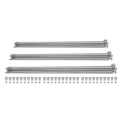 10PCS 14G Bicycle Spokes with Nipples Electric bike 143/168/193/220/245/270mm Stainless Steel Mounta