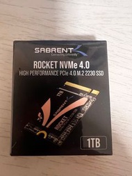 Sabrent Rocket nvme 4.0 m2 2230 1t
