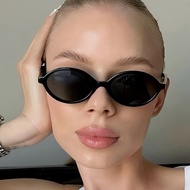 Ladies' sunglasses, oval retro sunglasses.