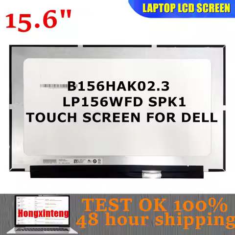 B156HAK02.3 LP156WFD-SPK1 SPK2 NV156FHM-T06 Original 15.6" IPS Laptop LCD Touch Screen Display Matri