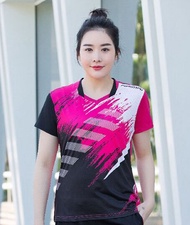 Women Mens Elastic tennis t shirts T-shirt Badminton Rose Red Youth Kit Shorts Table Tennis team
