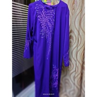 Jubah Dress Muslimah Cantik Free Size M-2XL Plus Size Large Pregnant Nursing Preloved Used Bundle