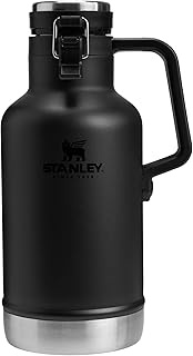 Stanley Classic Easy-Pour Growler 64 oz | Keeps Beer Cold or Coffee Hot | Leakproof Steel Lined Lid 