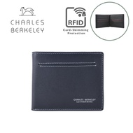 Charles Berkeley Arthur Men's Calf Leather Short Wallet with RFID Anti-Theft Protection(XY-1926)
