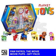 Paw Patrol The Movie - Movie Pups Gift Pack Kids Toys Action Figure Cute Dog Figurine Cute Doggie