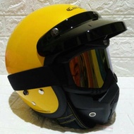 CARGLOSS HELMET + GOOGLE MASK