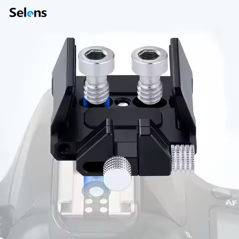 Selens SSD Mount Bracket with Adjustable Spring Mount Compatible with Camera Cage for BMPCC 4K 6K, f