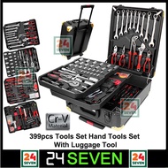 399pcs Tool Set Hand Tools Box Socket Set With Luggage Tool Box CRV T Original Car Repair Tool