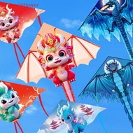 (Takashiflower) Large Dragon Kite For Kids & Adults Easy To Fly Large Huge Dragon Kitee Tail Easy To