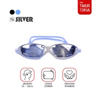 SILVER Adult Swim Goggles with Mirror Reflector / Adult Swim Goggles - 67271.968M