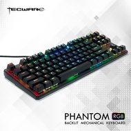 TECWARE Phantom 87 Mechanical Keyboard, RGB LED, Outemu Blue Switch,Extra Switches Provided, Excelle