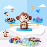 Montessori Toys Math Scales for Children/ Educational Toys monkey Balance/ Educational Toys Monkey C
