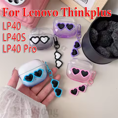 Fashion Cool Cover for Lenovo LP40 Case Protective LP40S Skin Creative Cute Clear Case for Thinkplus