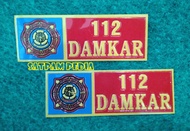 Stiker Plat Embos Damkar - Stiker Damkar Embos