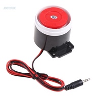 【3C】 12V Electric Wired Security Siren for Home Security Alarm System Easy to Install