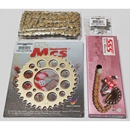 415-122L SSS CHAIN, 183 & RXZ 415 SPROCKET (CHAIN+SPROCKET) SPROCKET SET