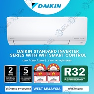 [WEST MSIA DELIVERY] Daikin Inverter 1.0hp Wall Split Type FTKF25A/B Aircond