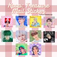 TREASURE KPOP STICKER AESTHETIC HOLOGRAPHIC GLITTER KPOP MAIL STICKER CUTE LOVE MAIL KPOP LOVE STICK