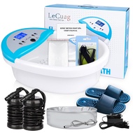 Ionic Foot Bath Detox Machine, Ion Foot Spa Machine W Massage Slippers, Detox Foot Spa Machine Tub N