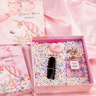 Unicorn Dreamy Lipstick Perfume Bunny Gift Set