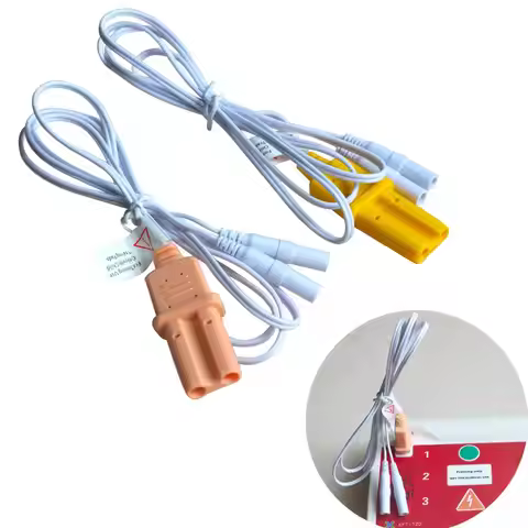 Portable XFT Cable Snap Electrode Lead Wire Connect With XFT AED Trainer And AED Training Patches Fi