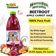 BEETROOT APPLE CARROT Juice dari MOUNTAIN FRESH - Cold Pressed Fruit Juice (1.5 Lt)