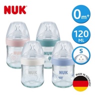 NUK 自然母感玻璃奶瓶120ml (附1號初生型矽膠奶嘴)