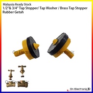1/2"& 3/4" Tap Stopper/ Tap Washer  水龙头垫圈 / Brass Tap Stopper Rubber Getah