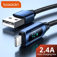 Toocki LED Display USB Cable For iPhone14 13 12 Pro Max Xs Plus Fast Charging Cable for iPhone Charger Lightning Cable Data Cord