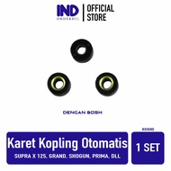 Karet-Seal Kopling-Kampas-Ganda Otomatis - Rubber Clutch-Dumper-Damper Supra X 125 &amp; Revo Absolute &amp; Grand &amp; Beat &amp; Vario &amp;Scoopy&amp;Spacy&amp;Shogun&amp;Prima