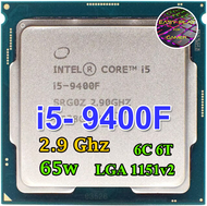 ซีพียู CPU Intel Core i5-9400F 6คอ 6เทรด 65W LGA 1151 ฟรีซิลิโคน1ซอง i5 9400F