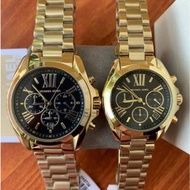 Us Quality Michael Kors Bradshaw Gold Black Watch