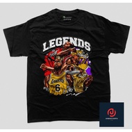NBA - Legends T-Shirt - Shirt - T-Shirt - Basketball Shirt - Cotton Combed 24s