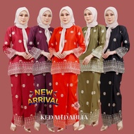 NEW ARRIVAL  KURUNG KEDAH SULAM SONGKET DAHLIA SEDONDON RAYA maroon wine purple red olive green black