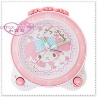 小花花日本精品♥ Hello Kitty 美樂蒂 鬧鈴 造型鬧鐘 時間 時鐘 裝飾鬧鐘 粉色點點玫瑰56985702