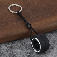 Racing Tire Key Chain F1 Racing Souvenirs Car Tire Keychain Mini Car Keychains Charm Portable Backpa