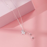 S999纯银马上有钱流苏纯银套链2025小马项链女潮流百搭礼物S999 sterling silver immediately rich tassel sterling silver set20251