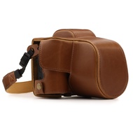 Canon EOS M50 Pu Leather Camera Case, Light Brown (MG1448)