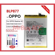 Original Battery BLP877 5000mAh Realme 8i RMX3151 C35 C30 C31 C33 V20 V30 + Toolkit