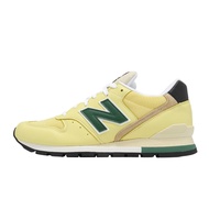 New Balance NB Casual Shoes 996 Men's Shoes Women's Shoes Yellow Green Suede Retro American New Bala