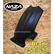 Rear Hugger NAZA Blade 250 / 650 Fiber Glass Cover Tayer Rantai Motorcycle Superbike Matt Black