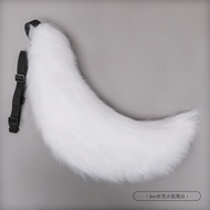 Halloween Cos Wolf Tail Large Hand-Made Plush Animal Ears Beast Tail Cosplay Decoration Props Plush 