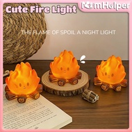 Cute Fireworks Night Light Warm Colors Flame-like Light Electronic Candle LED Bedhead Decoration