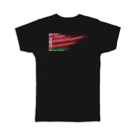 Belarus Flag Modern Country Expat T shirt