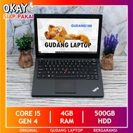 PROMO ! Lenovo Thinkpad x240 Core i5 RAM 4GB 500GB HDD Laptop Tipis Second Murah Bergaransi